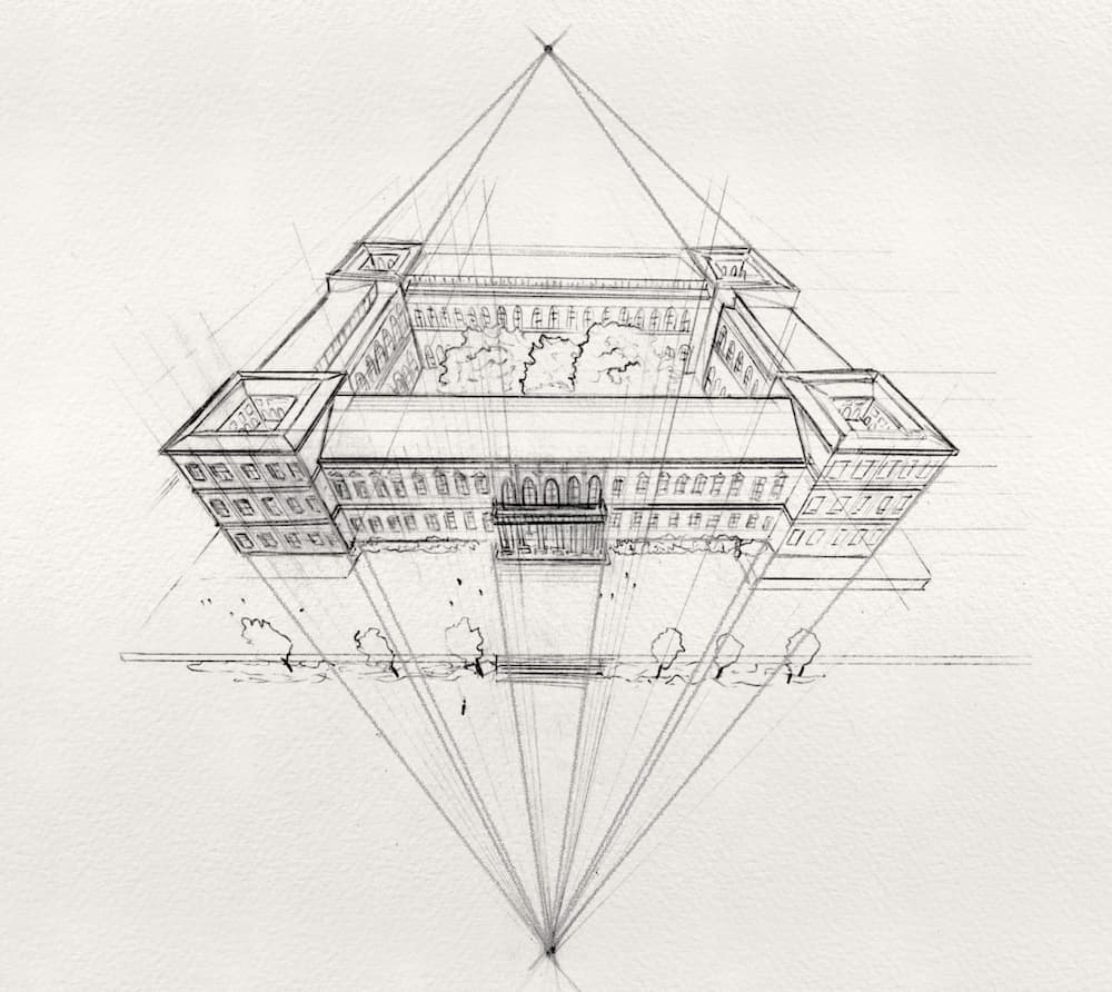 Two Point Perspective Drawing