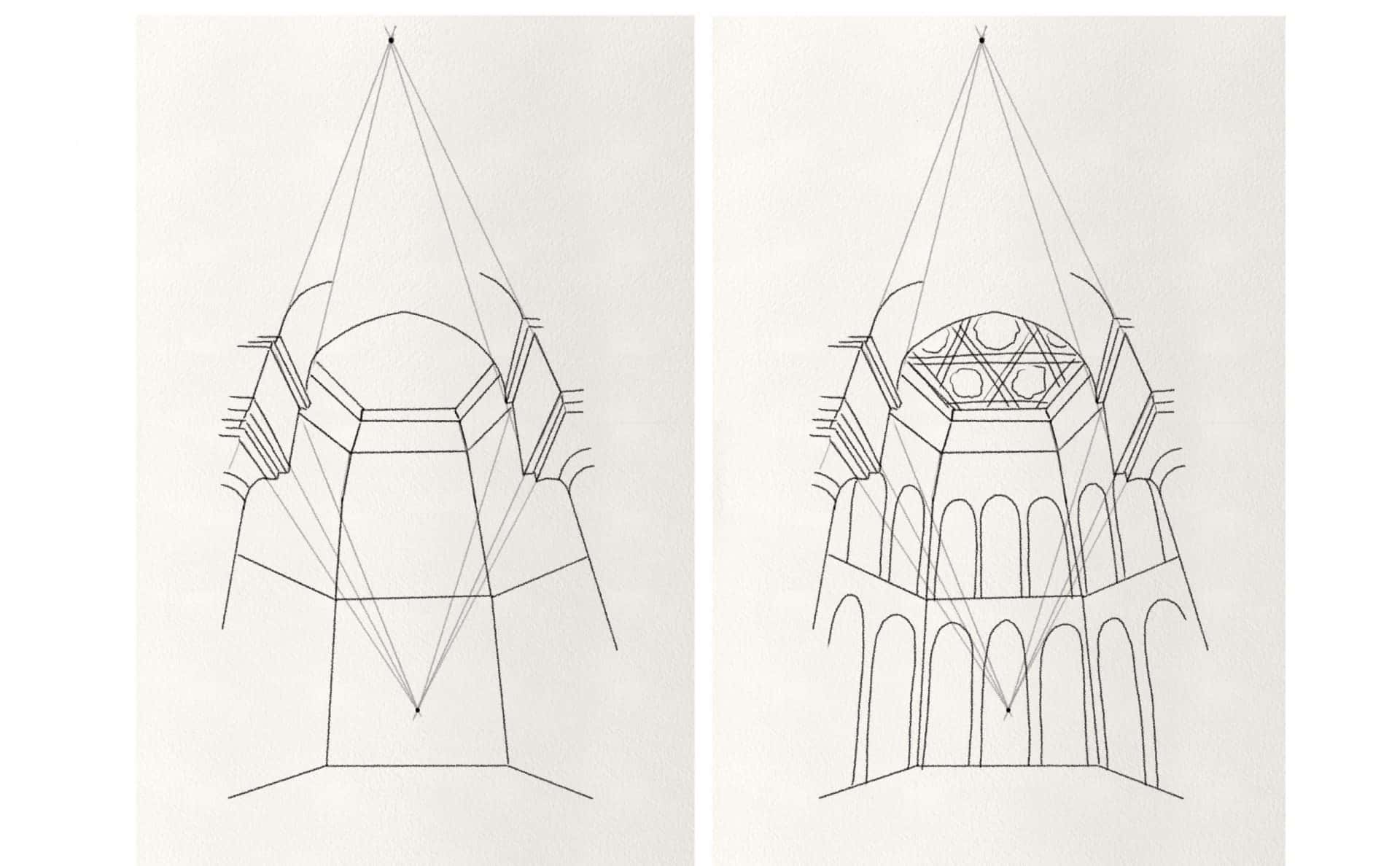 Two Point Perspective Drawing Vertical 5