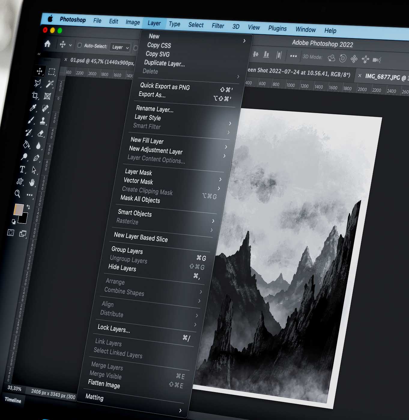 Understanding layers in Photoshop