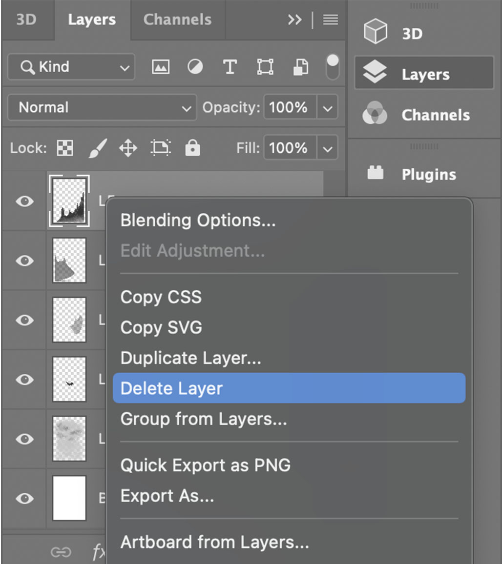 Understanding layers in Photoshop