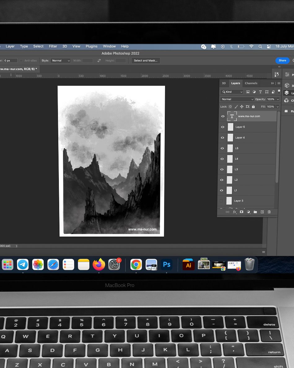 Understanding layers in Photoshop