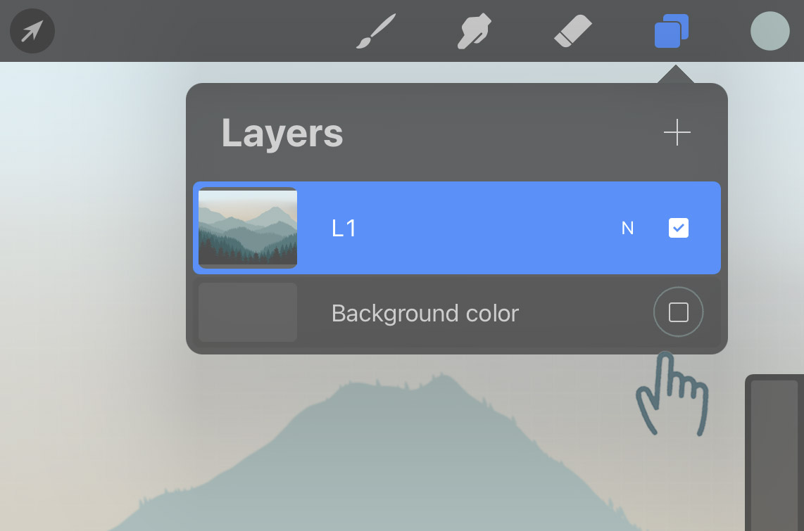 Understanding layers in Procreate