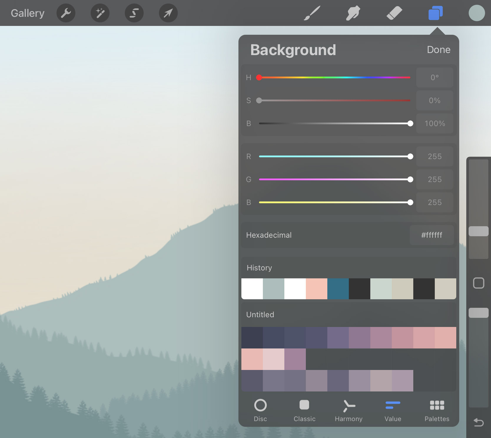 Understanding layers in Procreate