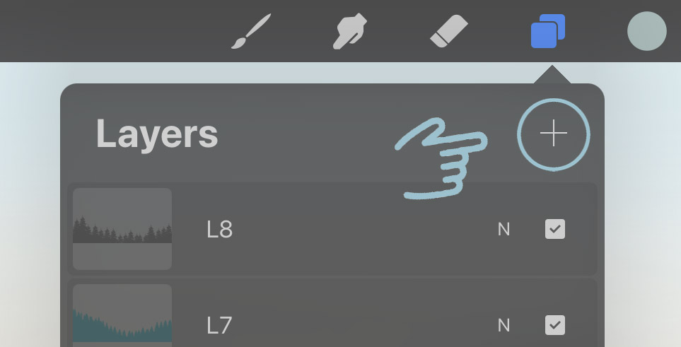 Understanding layers in Procreate