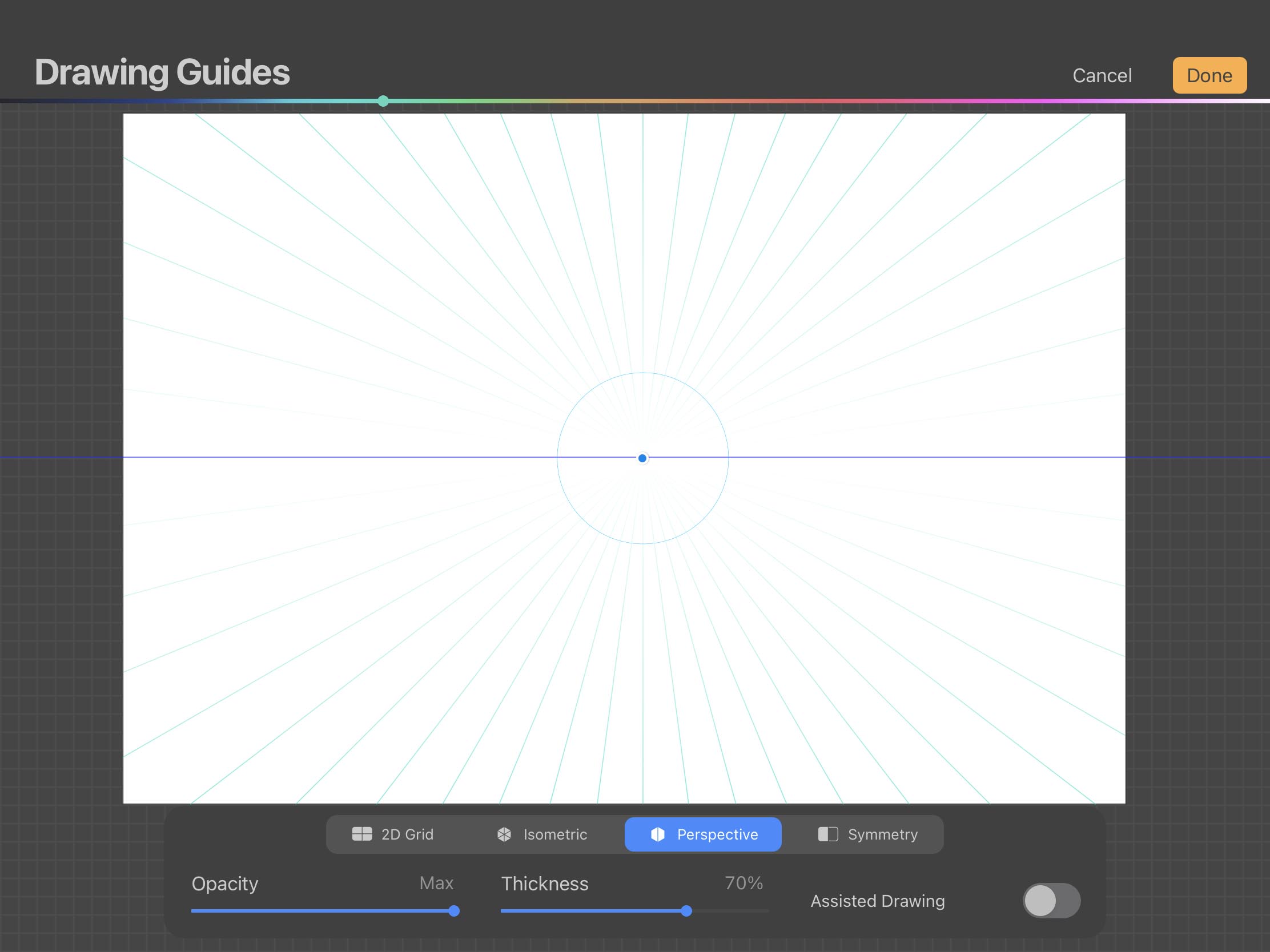 Procreate drawing guide