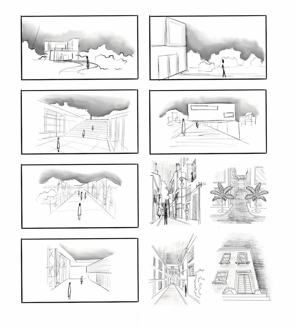 Architectural Thumbnail Sketch