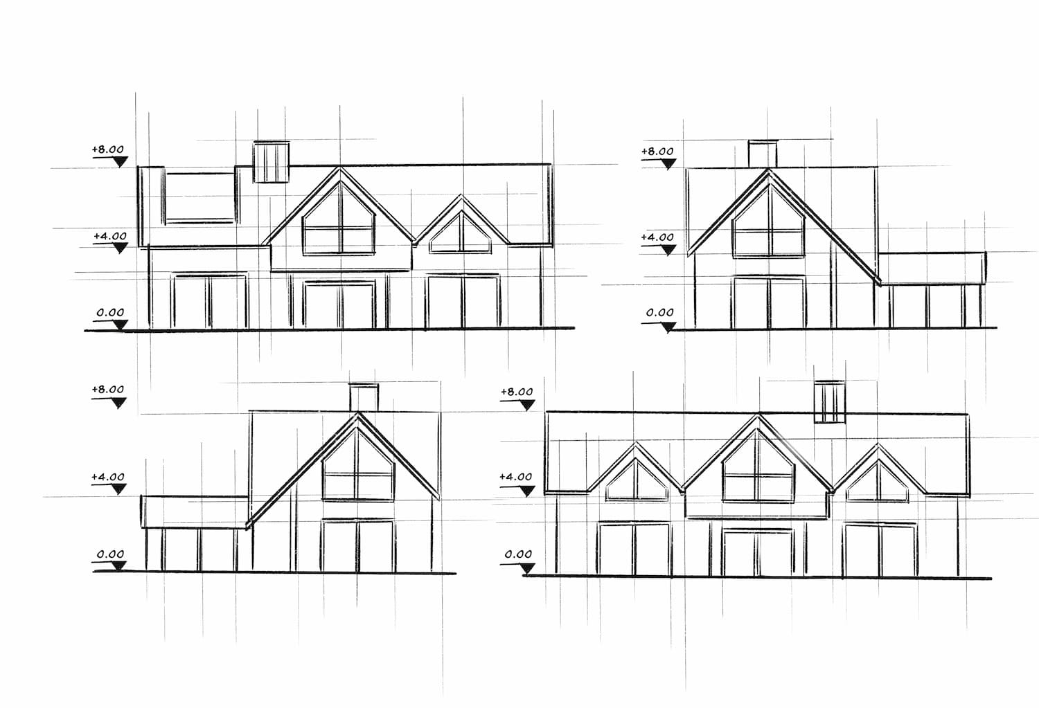 Sketching techniques for architectural concept design