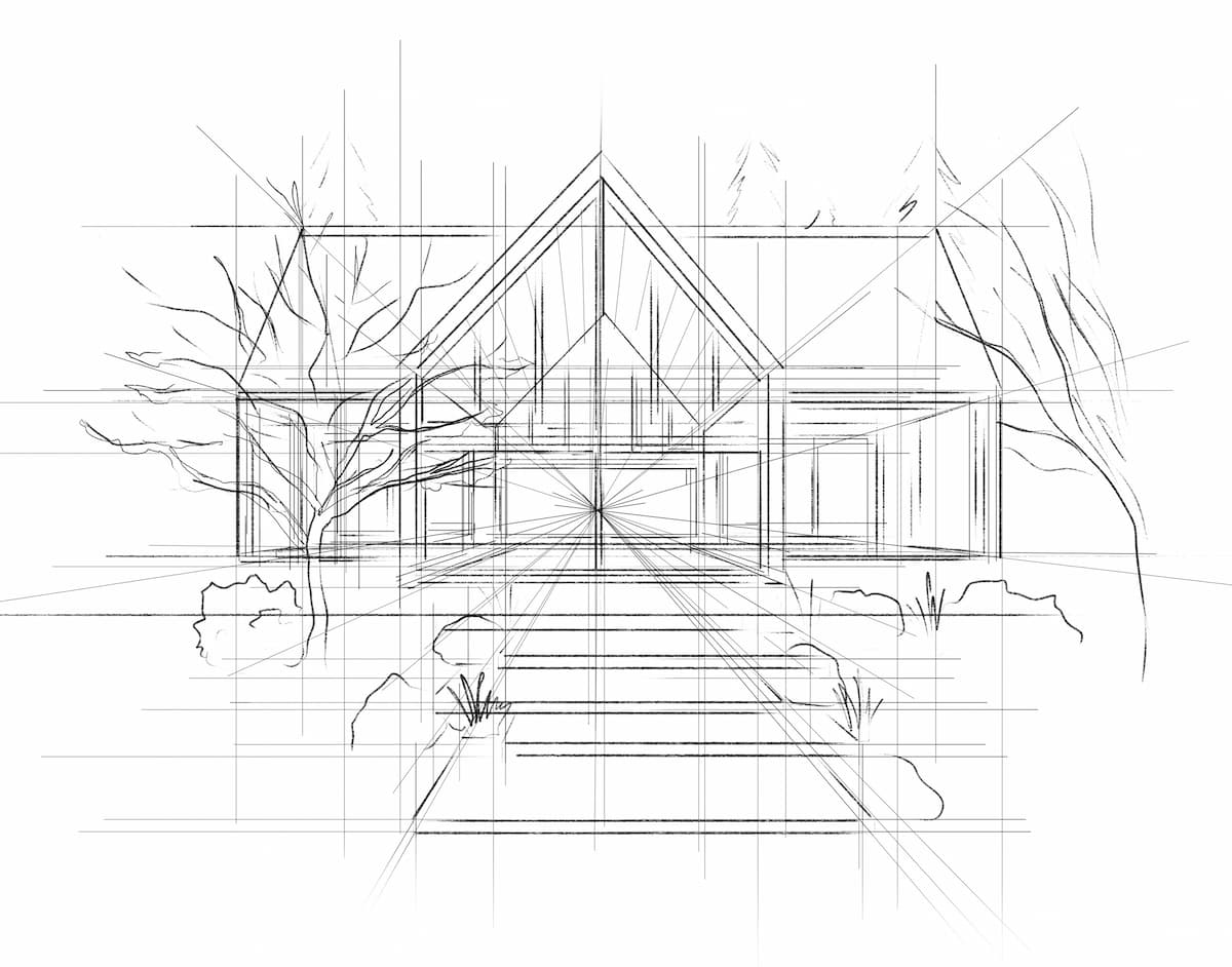 Sketching techniques for architectural concept design